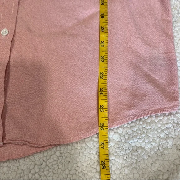 Cabin Creek 100% Cotton Pink Button Down Collared Shirt, Women's Size Large - Picture 10 of 12